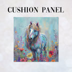 CUSHION Panel Pastel Horse CP-246