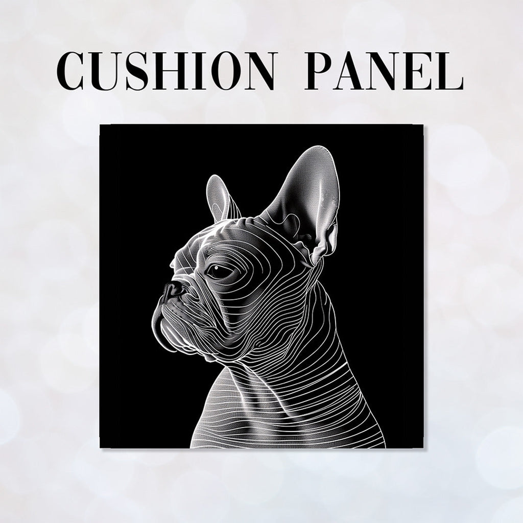 CUSHION Panel Chic French Bulldog CP-262