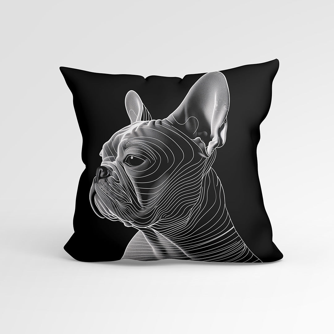 CUSHION Panel Chic French Bulldog CP-262