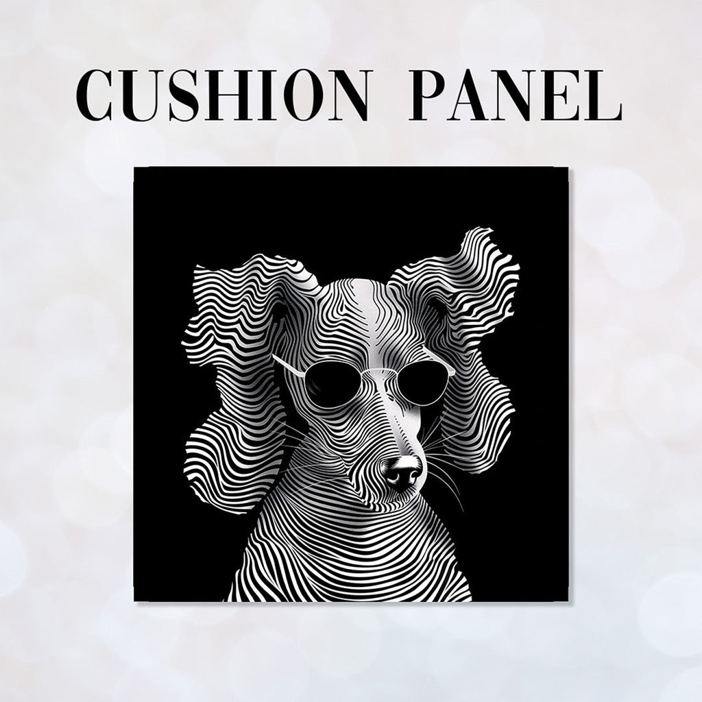 CUSHION Panel Chic Poodle CP-263