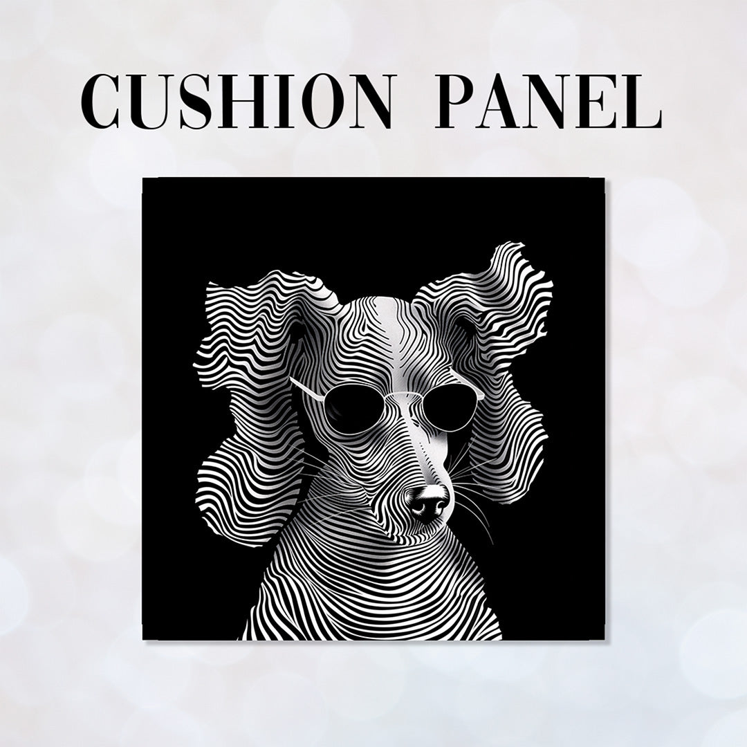 CUSHION Panel Chic Poodle CP-263