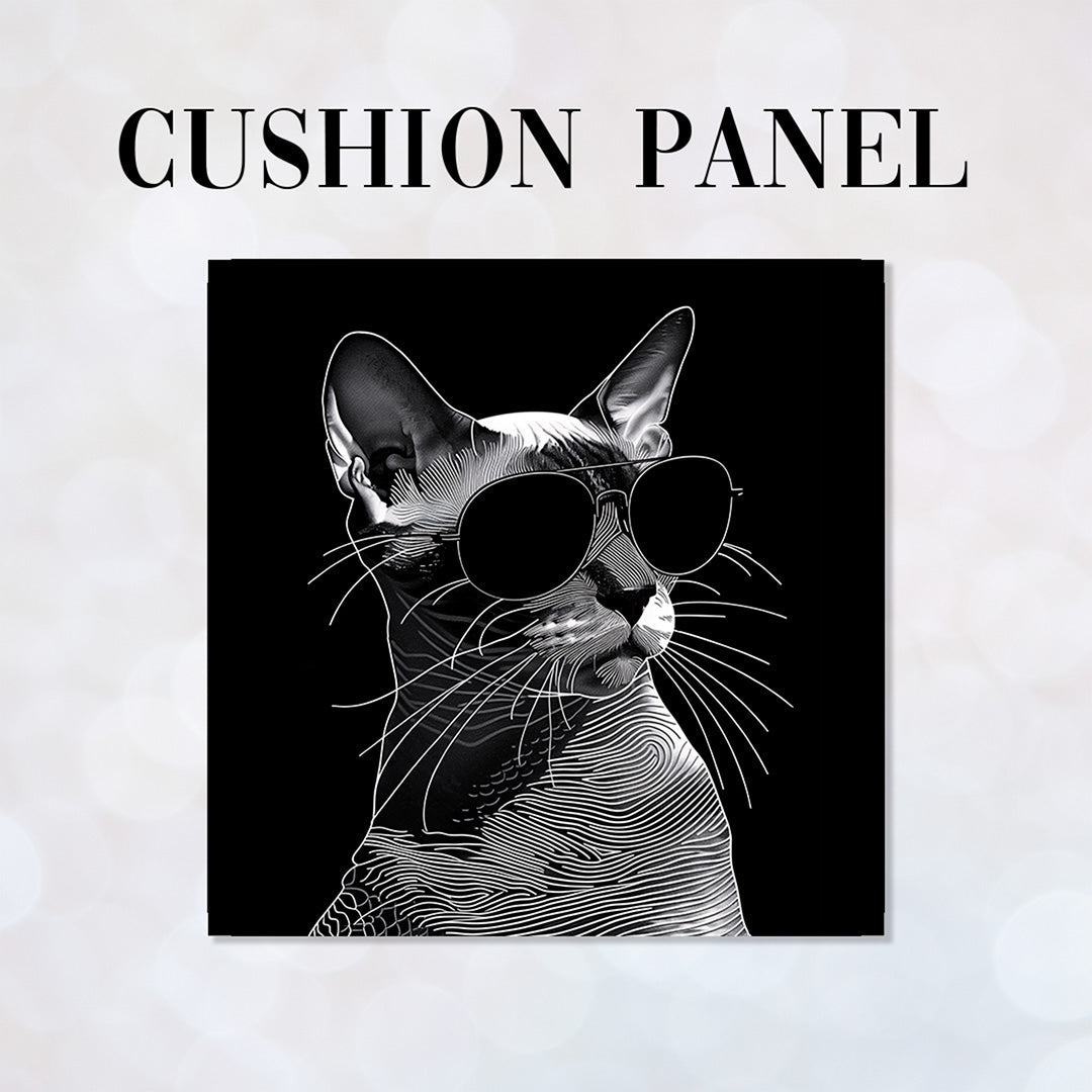 CUSHION Panel Chic Siam Cat 2 CP-264