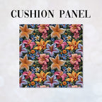 CUSHION Panel Colourful Lillies CP-266
