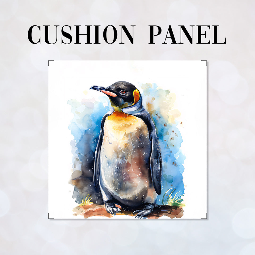 CUSHION Panel Watercolour Penguin 3 CP-277