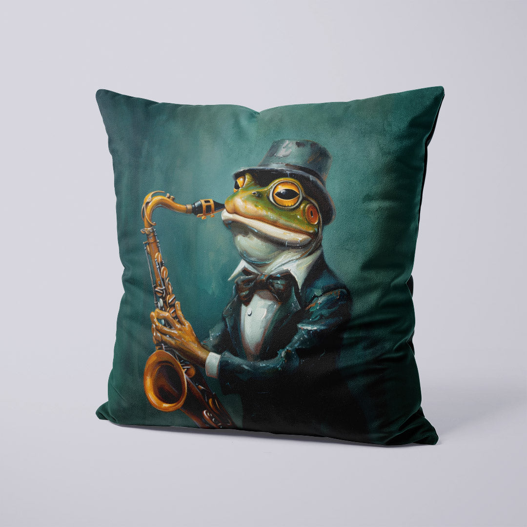 CUSHION Panel Saxophone Frog 4 CP-281