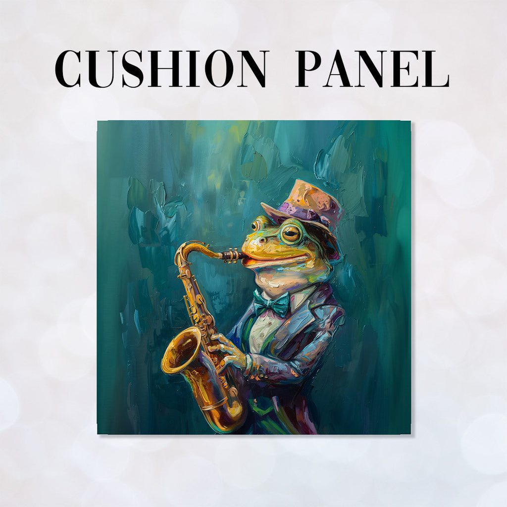 CUSHION Panel Saxophone Frog 2 CP-283