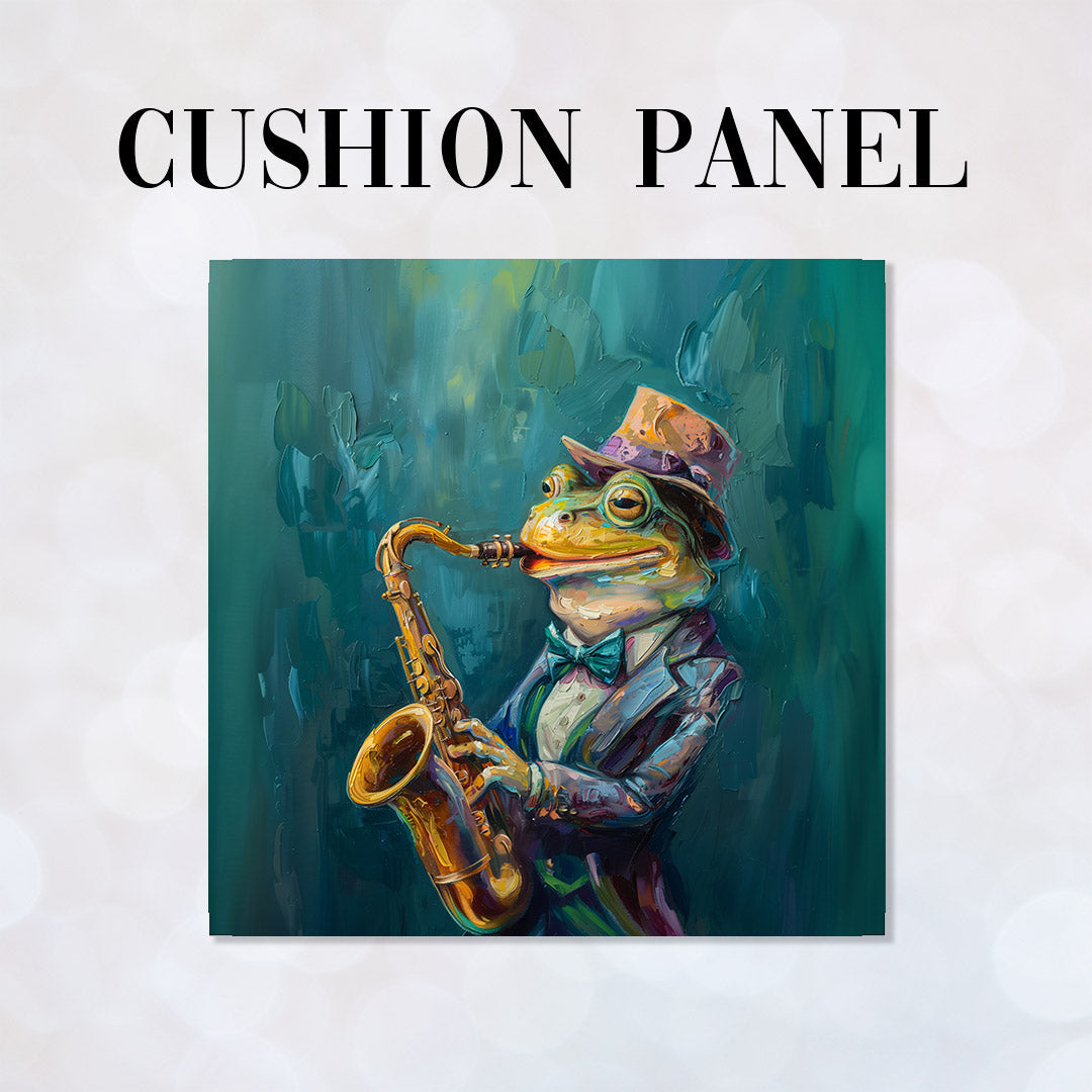 CUSHION Panel Saxophone Frog 2 CP-283
