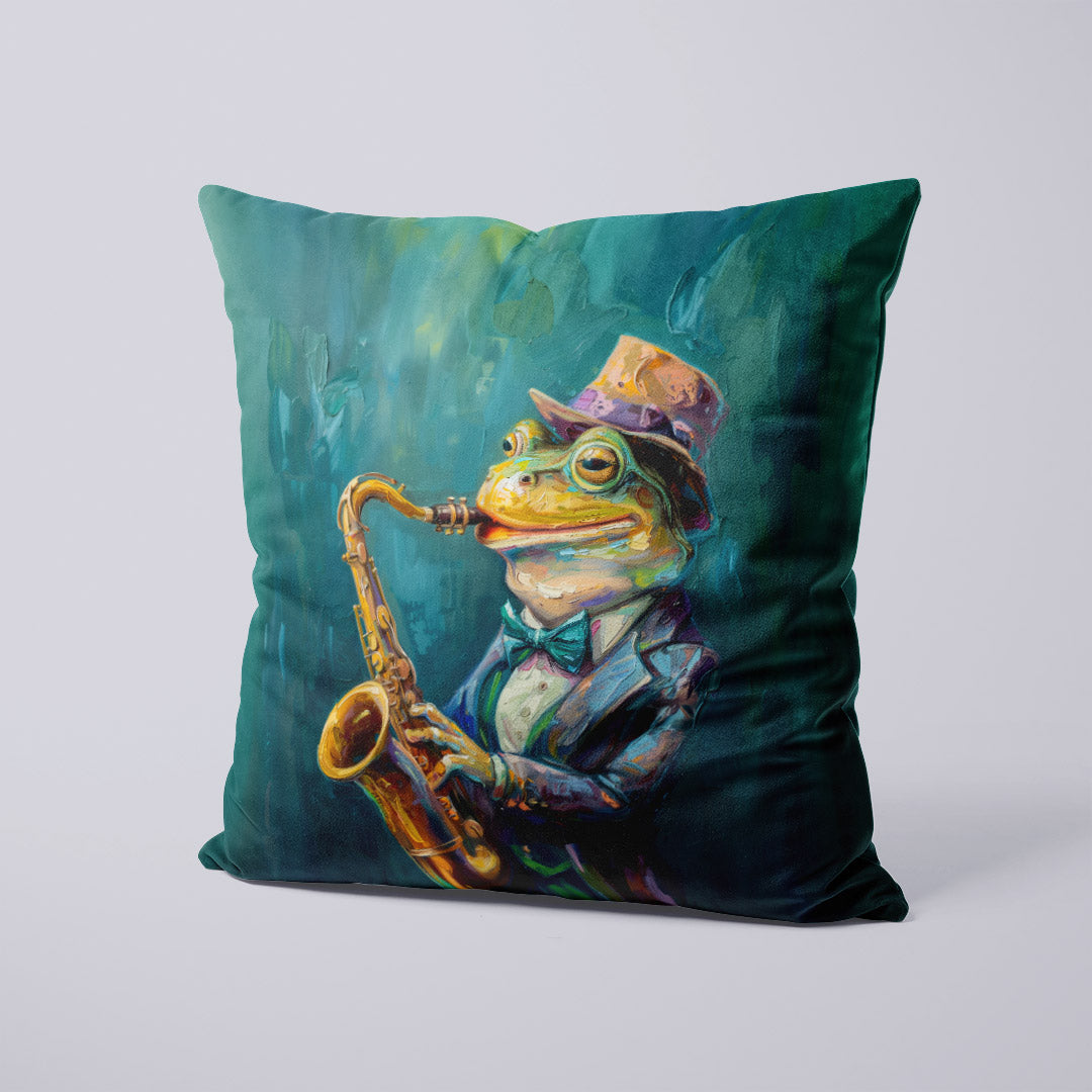 CUSHION Panel Saxophone Frog 2 CP-283