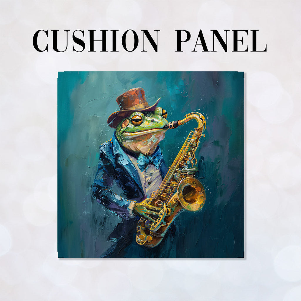 CUSHION Panel Saxophone Frog 1 CP-284