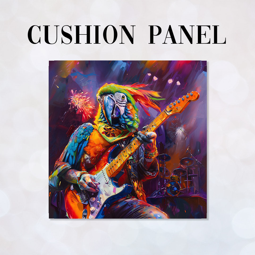 CUSHION Panel Rock'n'Roll Parrot 2 CP-286
