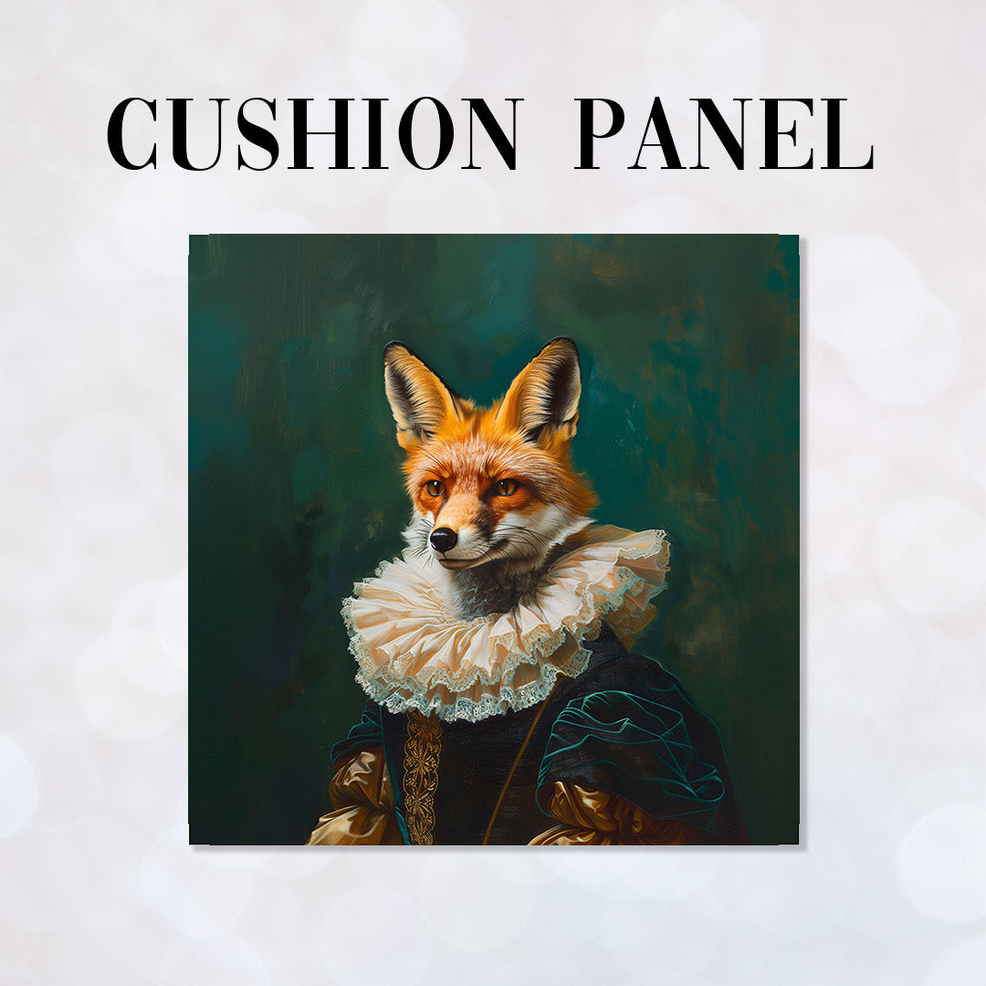 Flamboyant Fox Fabric Panel for sewing Cushions. – Custom Fabrics UK