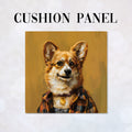 CUSHION Panel Hipster Corgi 2 CP-292