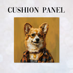 CUSHION Panel Hipster Corgi 2 CP-292