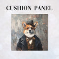 CUSHION Panel Hipster Corgi CP-293