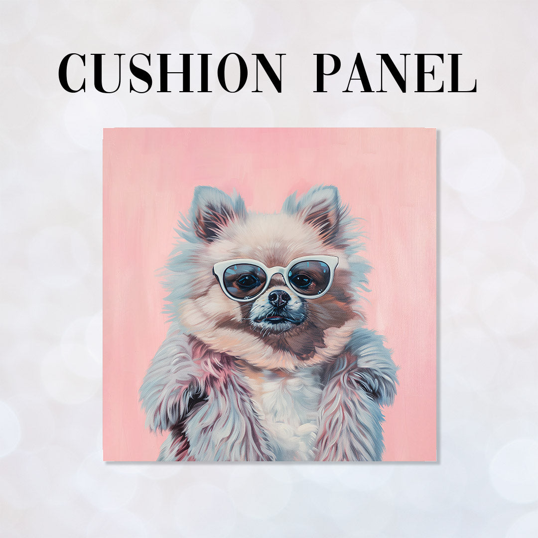 CUSHION Panel Chihuahua Fur Glamour CP-300