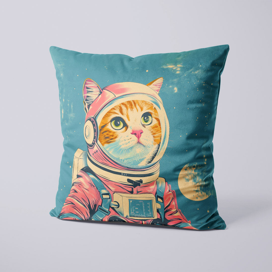 CUSHION Panel Space Cat Blue CP-305