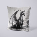 CUSHION Panel Charcoal Dragon CP-311