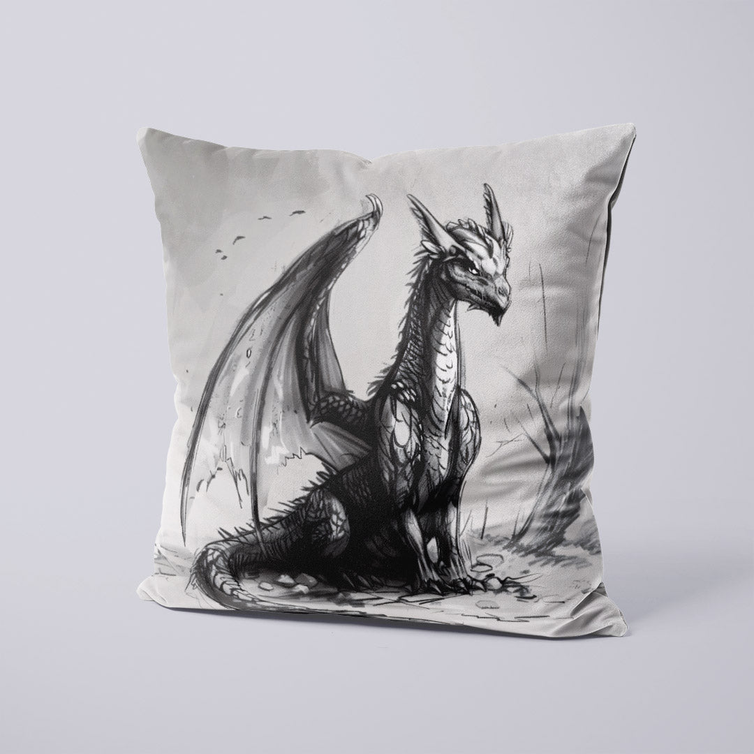 CUSHION Panel Charcoal Dragon CP-311