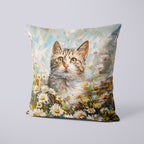 CUSHION Panel Daisy Field Cat CP-314