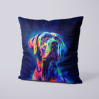 CUSHION Panel Dane Dog on Navy CP-316
