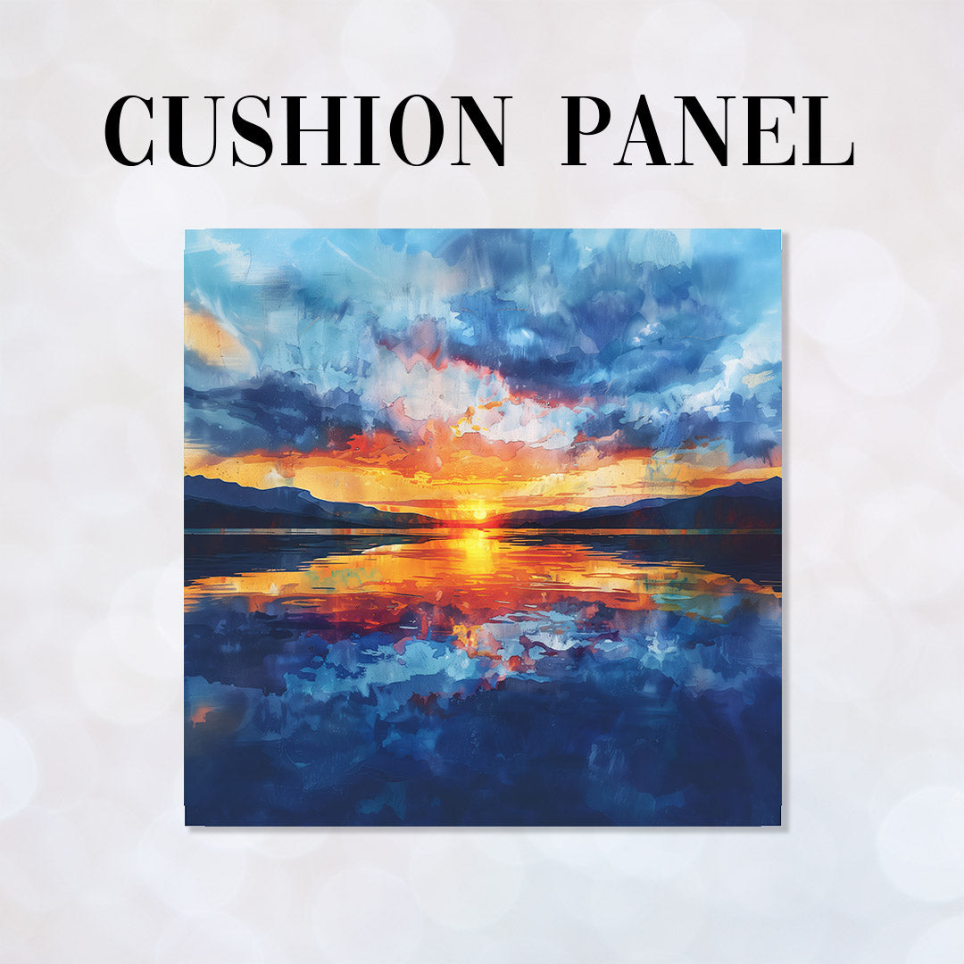 CUSHION Panel Orange and Blue Sunset CP-336