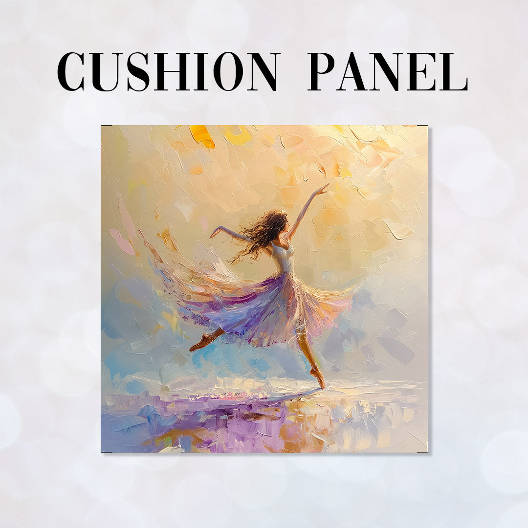 CUSHION Panel Pastel Ballet Dancer CP-337