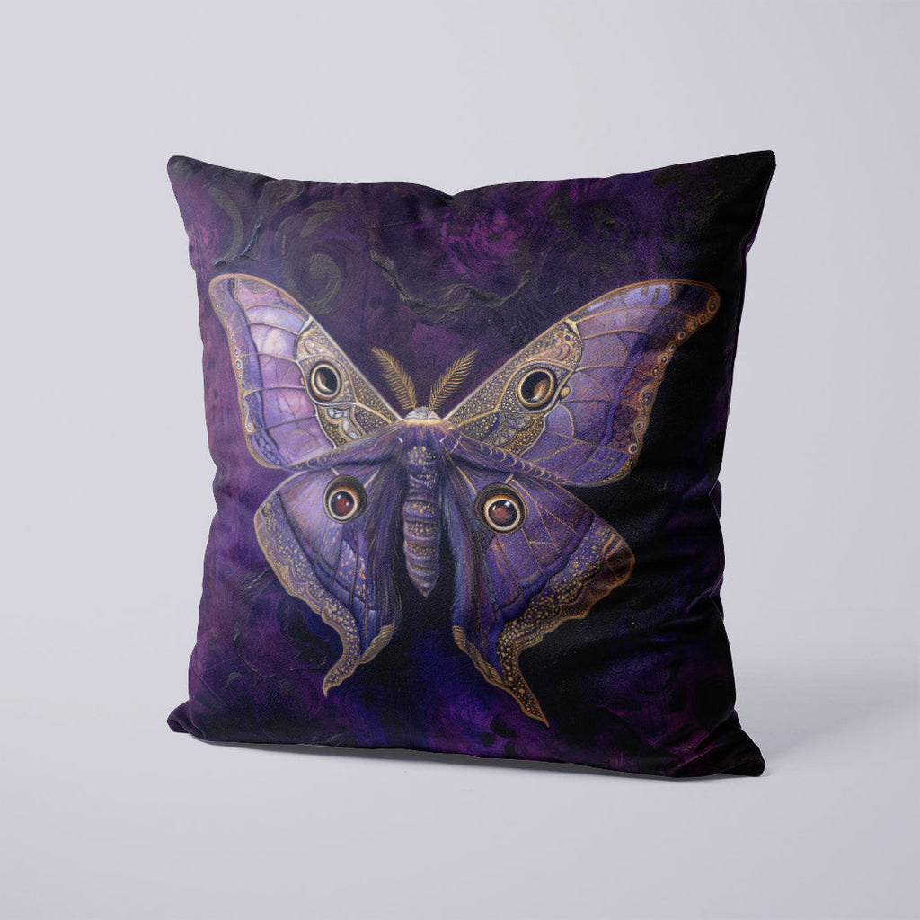 CUSHION Panel Purple Moth CP-338
