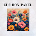 CUSHION Panel Retro Flowers Light CP-342