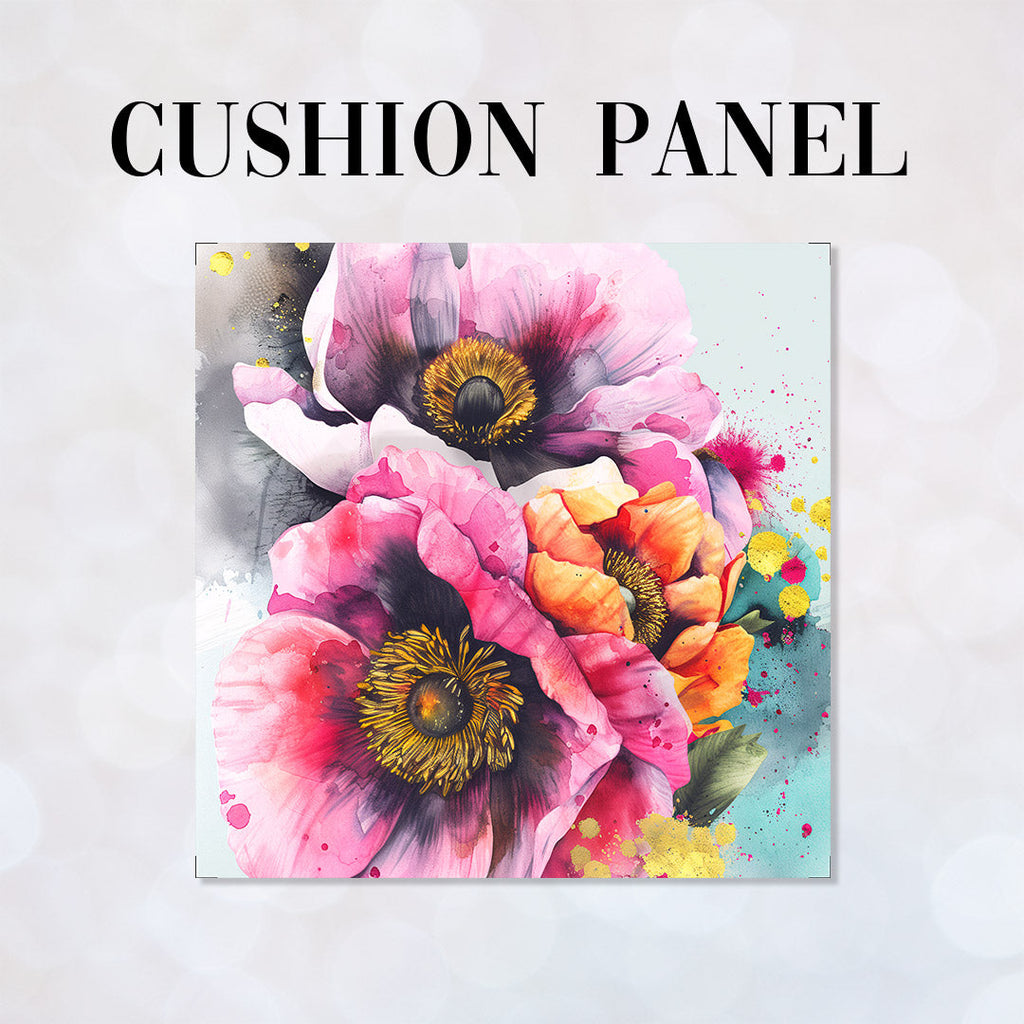 CUSHION Panel Shabby Chic Flowers 1 CP-347