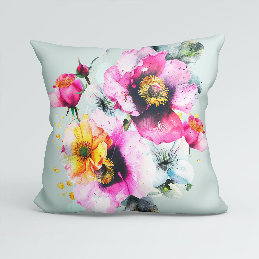 CUSHION Panel Shabby Chic Flowers 2 CP-348