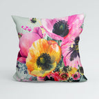 CUSHION Panel Shabby Chic Flowers 3 CP-349