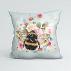 CUSHION Panel Shabby Chic Floral Bee CP-355