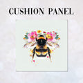 CUSHION Panel Floral Bee CP-356