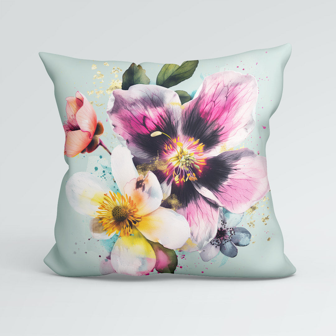 CUSHION Panel Shabby Chic Flowers 5 CP-357