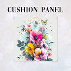 CUSHION Panel Shabby Chic Flowers 6 CP-358