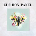 CUSHION Panel Floral Moth CP-361