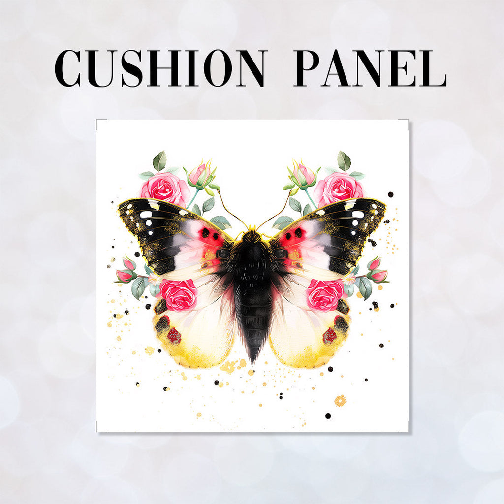 CUSHION Panel Butterfly White CP-363