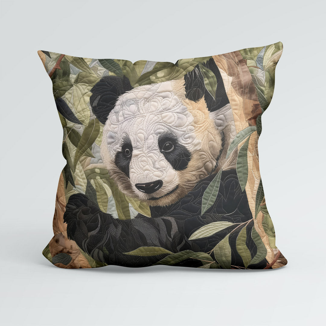 CUSHION Panel Quilted Panda CP-364