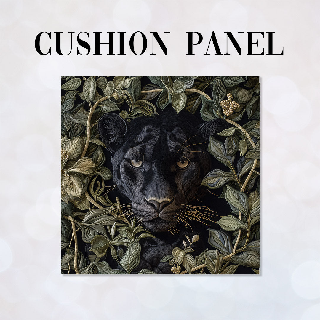 CUSHION Panel Embroidered Puma CP-366