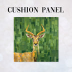 CUSHION Panel Quilted Gazelle CP-381