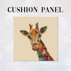 CUSHION Panel Patchwork Giraffe CP-382