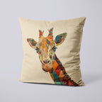 CUSHION Panel Patchwork Giraffe CP-382