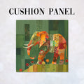 CUSHION Panel Patchwork Elephant 2 CP-385
