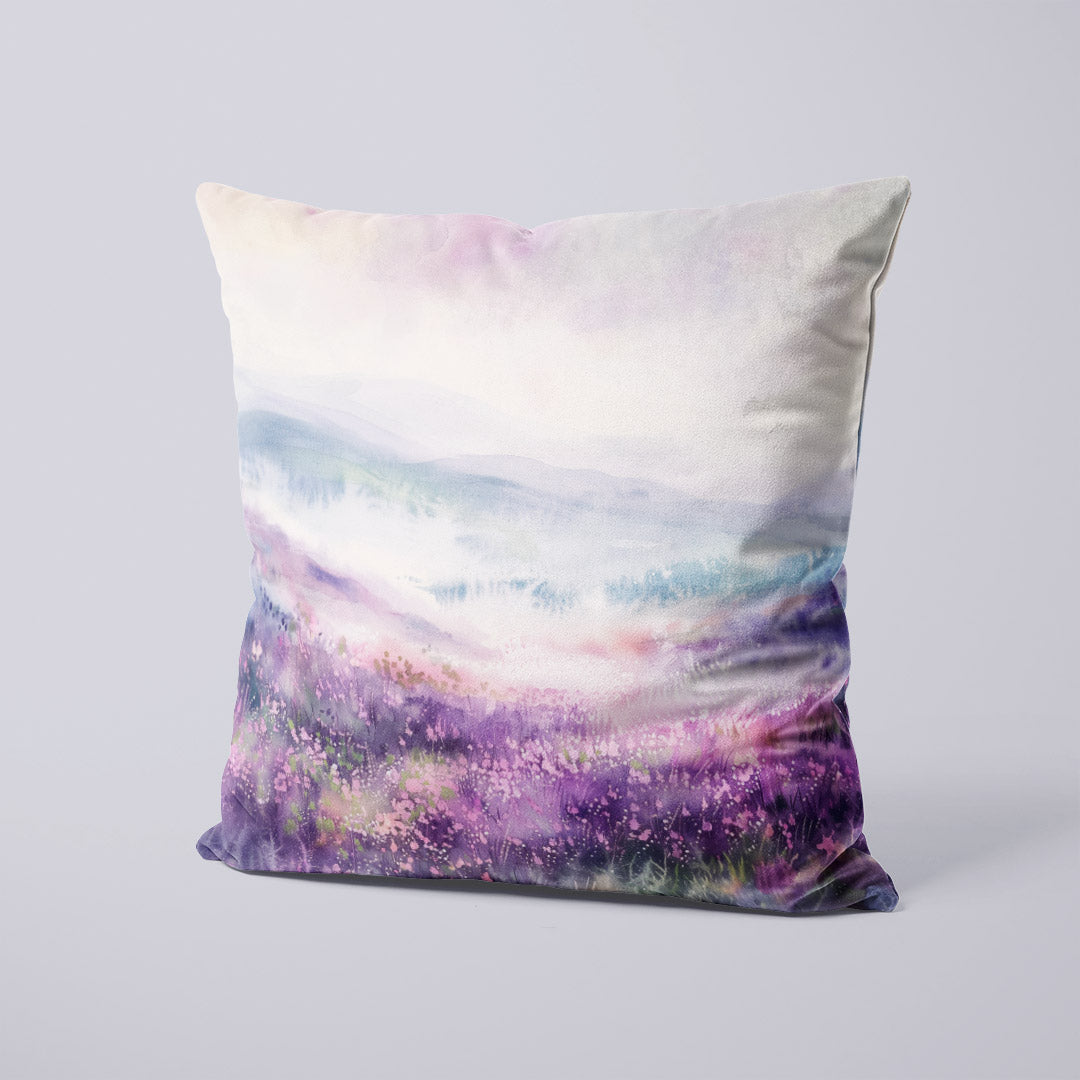 CUSHION Watercolour Highlands at Dawn CP-398