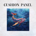 CUSHION Panel Quilted Whale CP-400