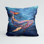 CUSHION Panel Quilted Whale CP-400