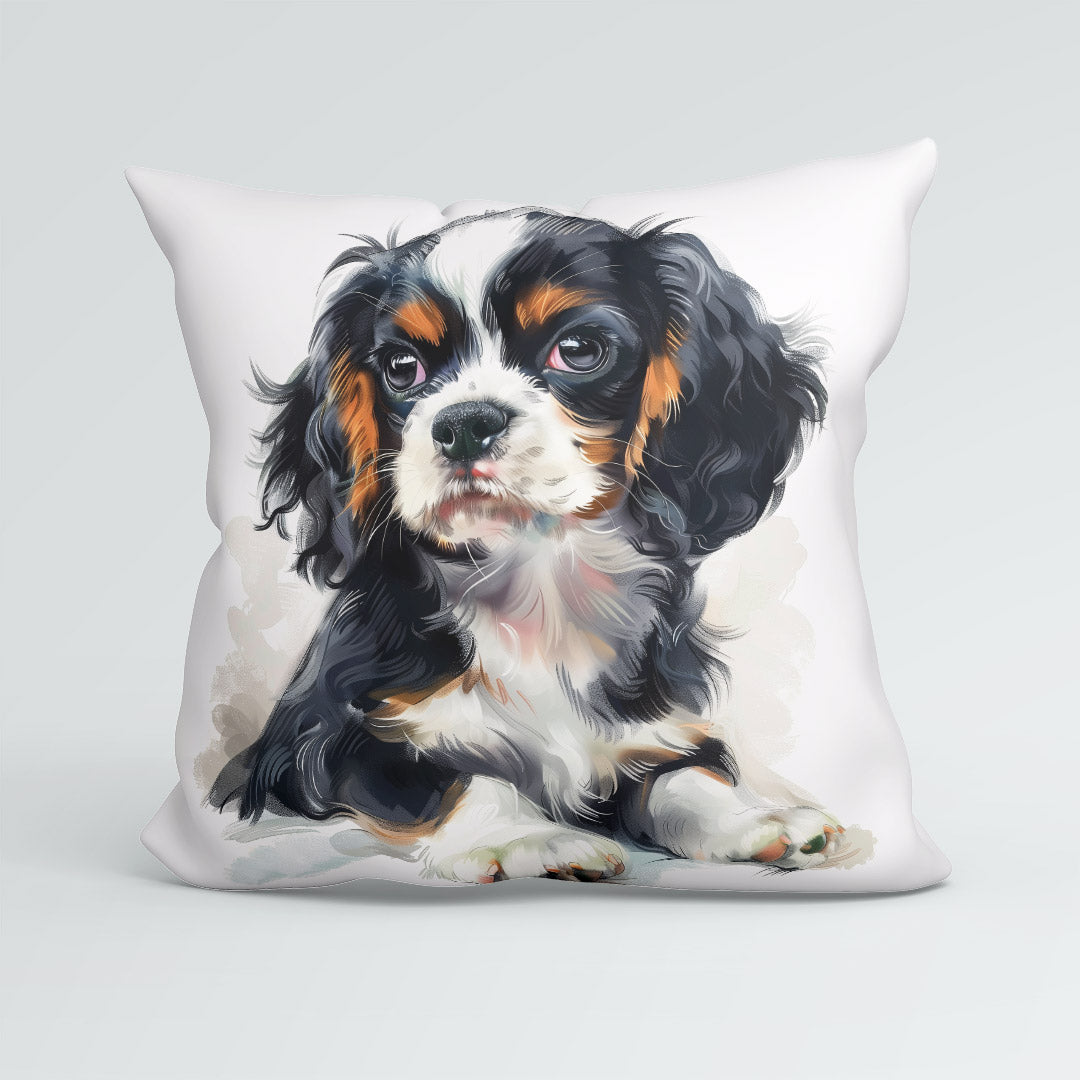 CUSHION Panel Tricolour Cavalier Spaniel CP-403