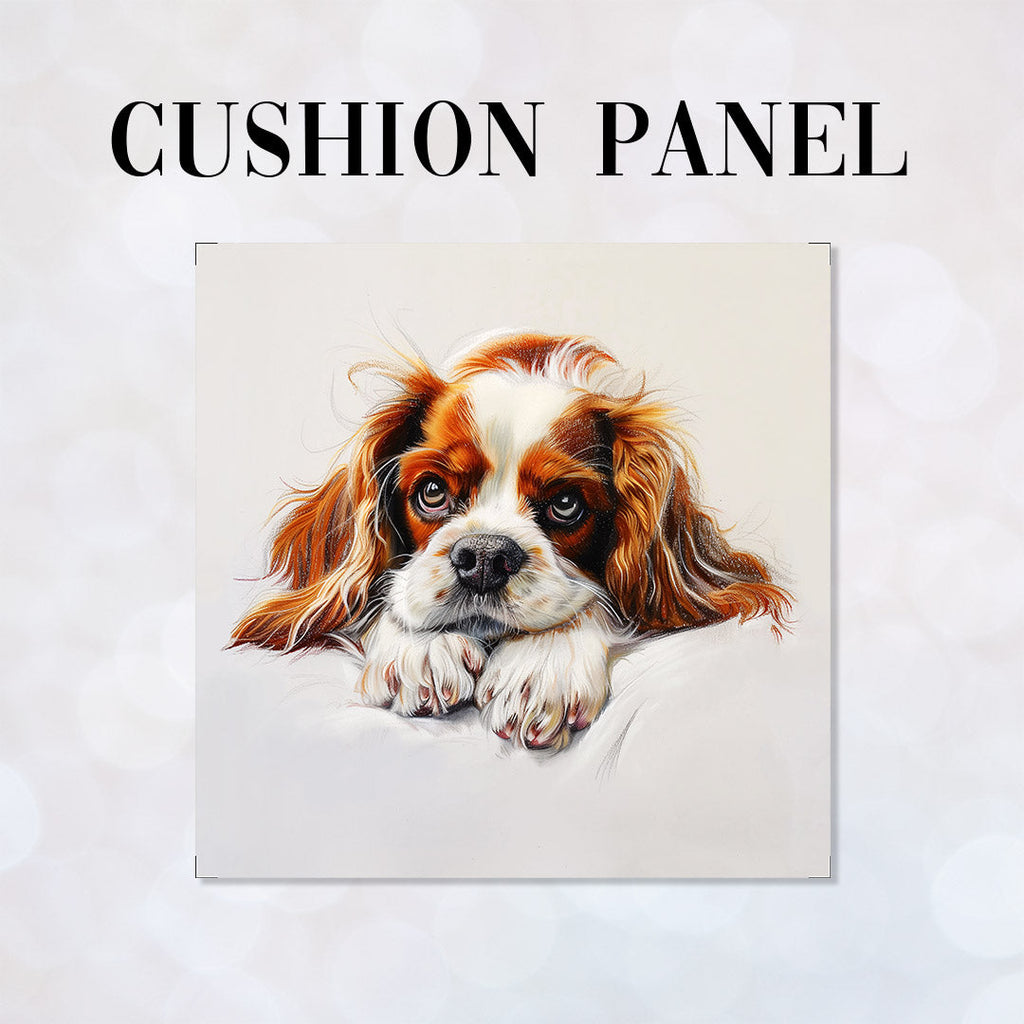CUSHION Panel Blenheim Cavalier Spaniel CP-405