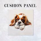 CUSHION Panel Blenheim Cavalier Spaniel CP-405