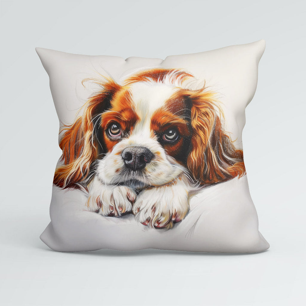 CUSHION Panel Blenheim Cavalier Spaniel CP-405